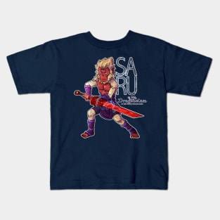 Saru, warrior macaque Kids T-Shirt